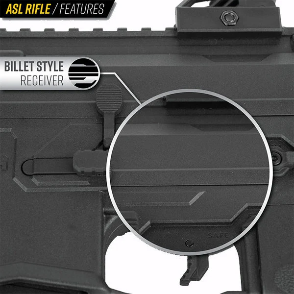 Valken ASL Mod-M AEG Airsoft Rifle - Black - Image 4