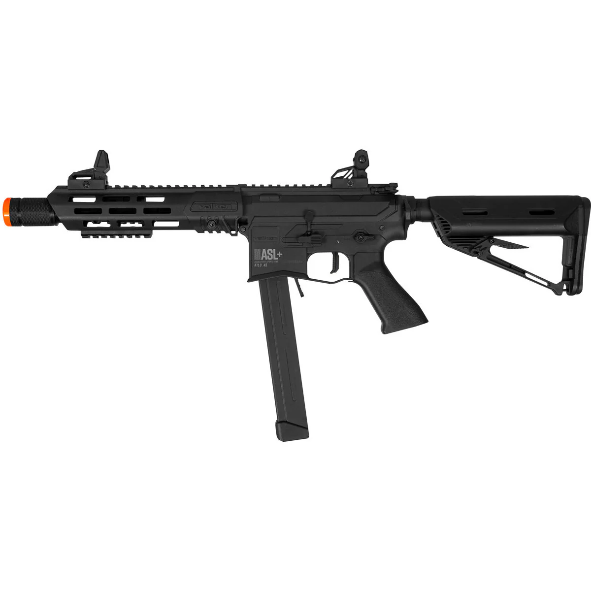 Valken ASL+ AEG Kilo 45 Airsoft Rifle - Black - Image 2