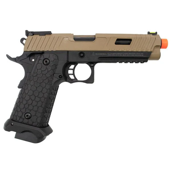Valken BY HICAPA CO2 Blowback Airsoft Pistol - Tan/Black - Image 2