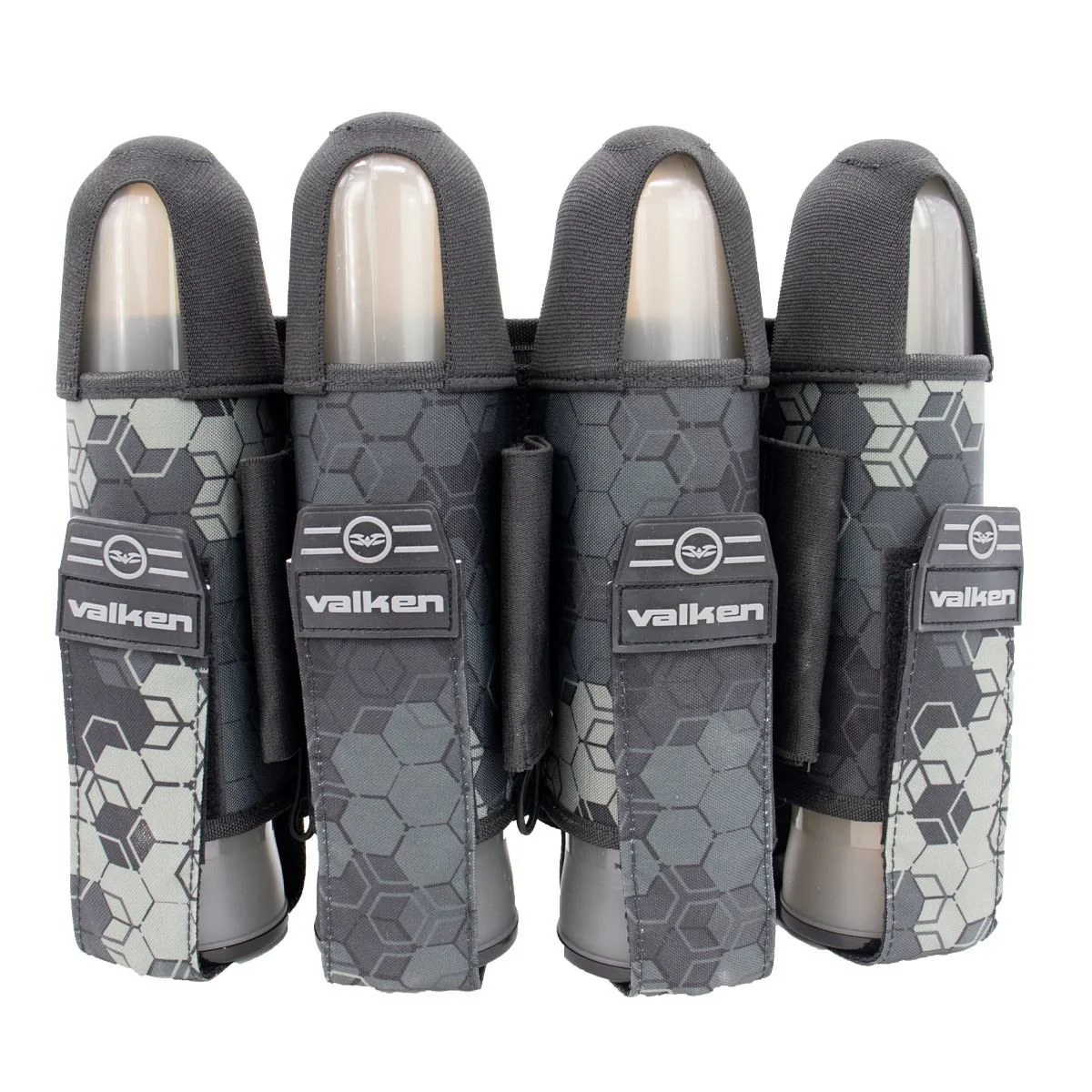 Valken Fate GFX 4+3 Paintball Harness - 3D Cube Grey Camo