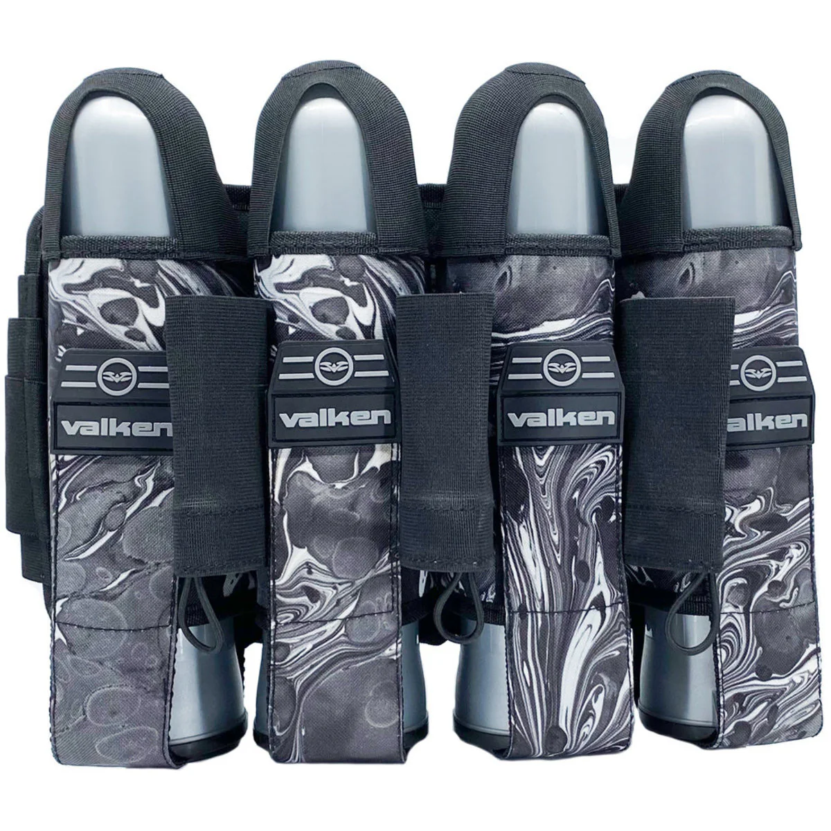 Valken Fate GFX 4+3 Paintball Harness - Liquid Silver
