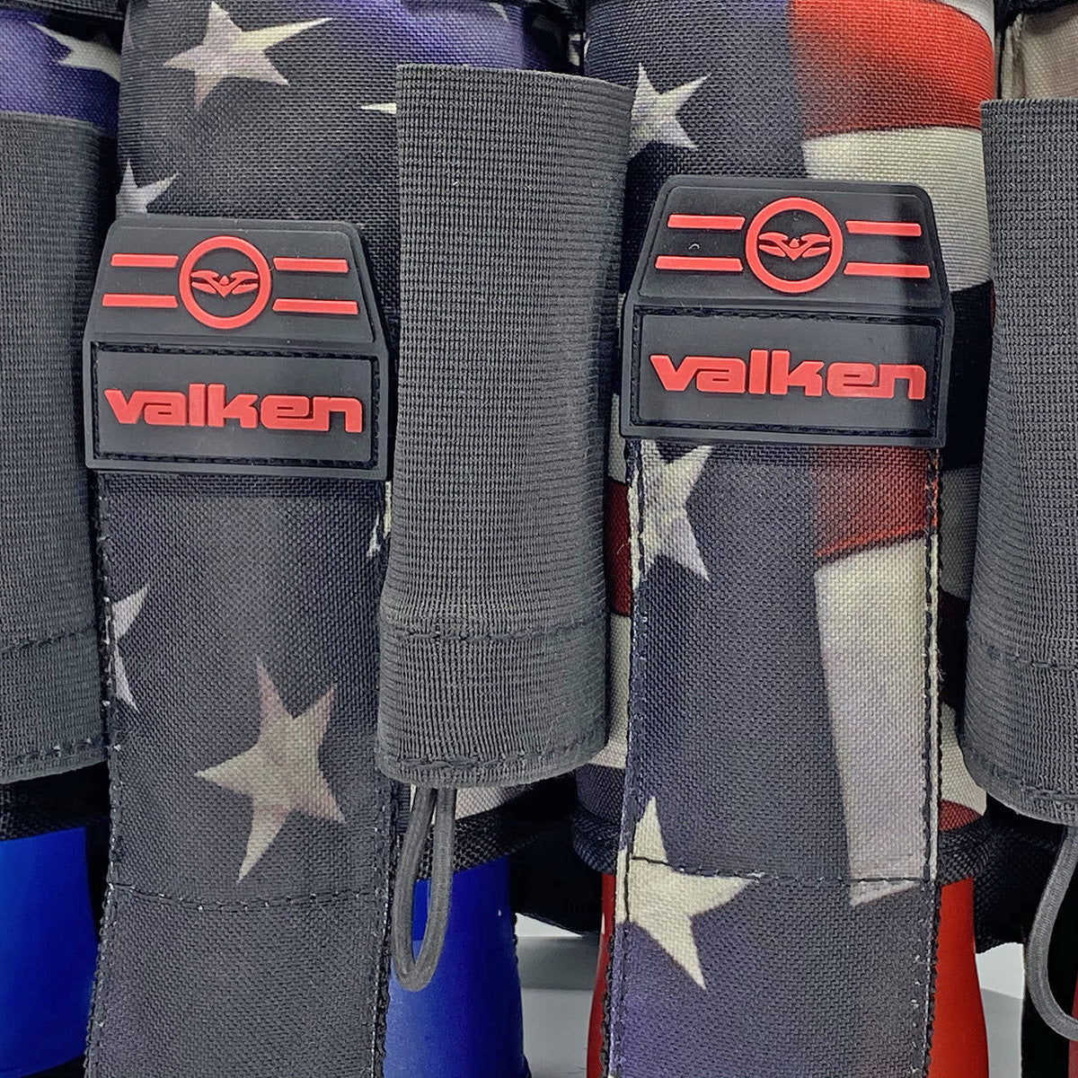 Valken Fate GFX 4+3 Paintball Harness - Merica RWB - Image 2
