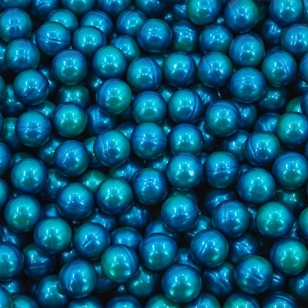 Valken Fate Mettalic Paintballs - Metallic Blue Shell - Yellow Fill - 2000 Count - Image 2