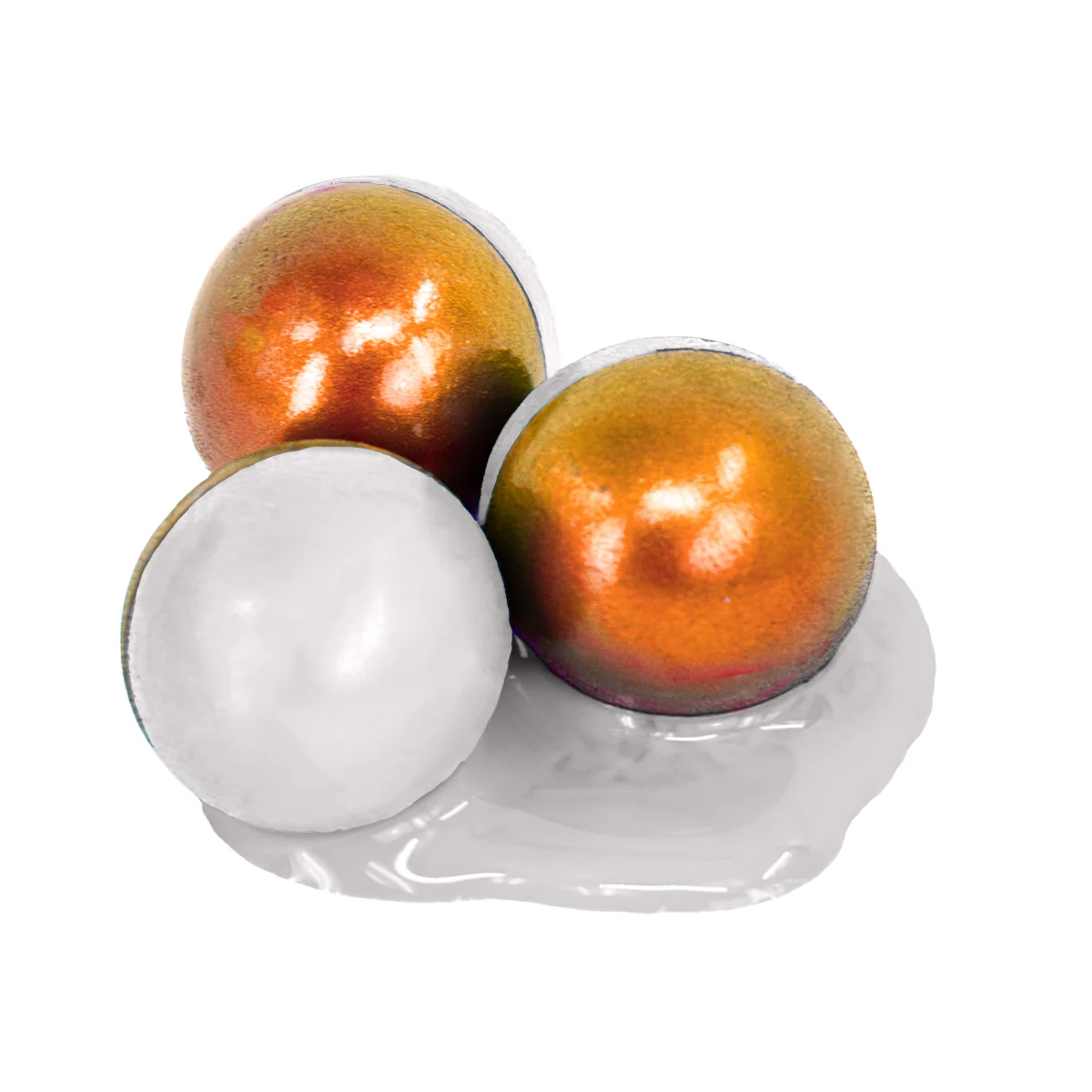 Valken Merica® 2-Tone Metallic 0.68 Cal Paintballs - 2000 Count - Image 7
