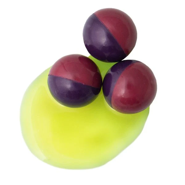 Valken New World 2-Tone 0.68 Cal Paintballs - Blue/Brown Shell - Yellow Fill - 2000 Count - Image 2