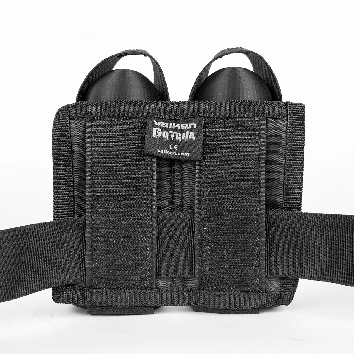 Valken Paintball Gotcha 2 Pod Pouch with Belt - 50 Cal - Black - Image 2
