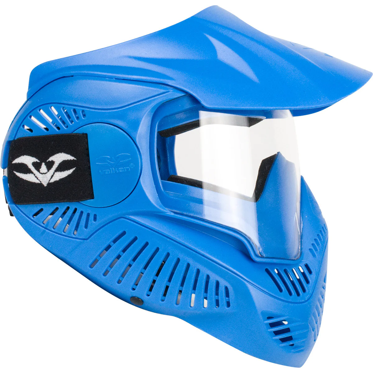 Valken Paintball MI-3 Gotcha Goggle/Mask with Single Lens & Top Strap- Blue - Image 2