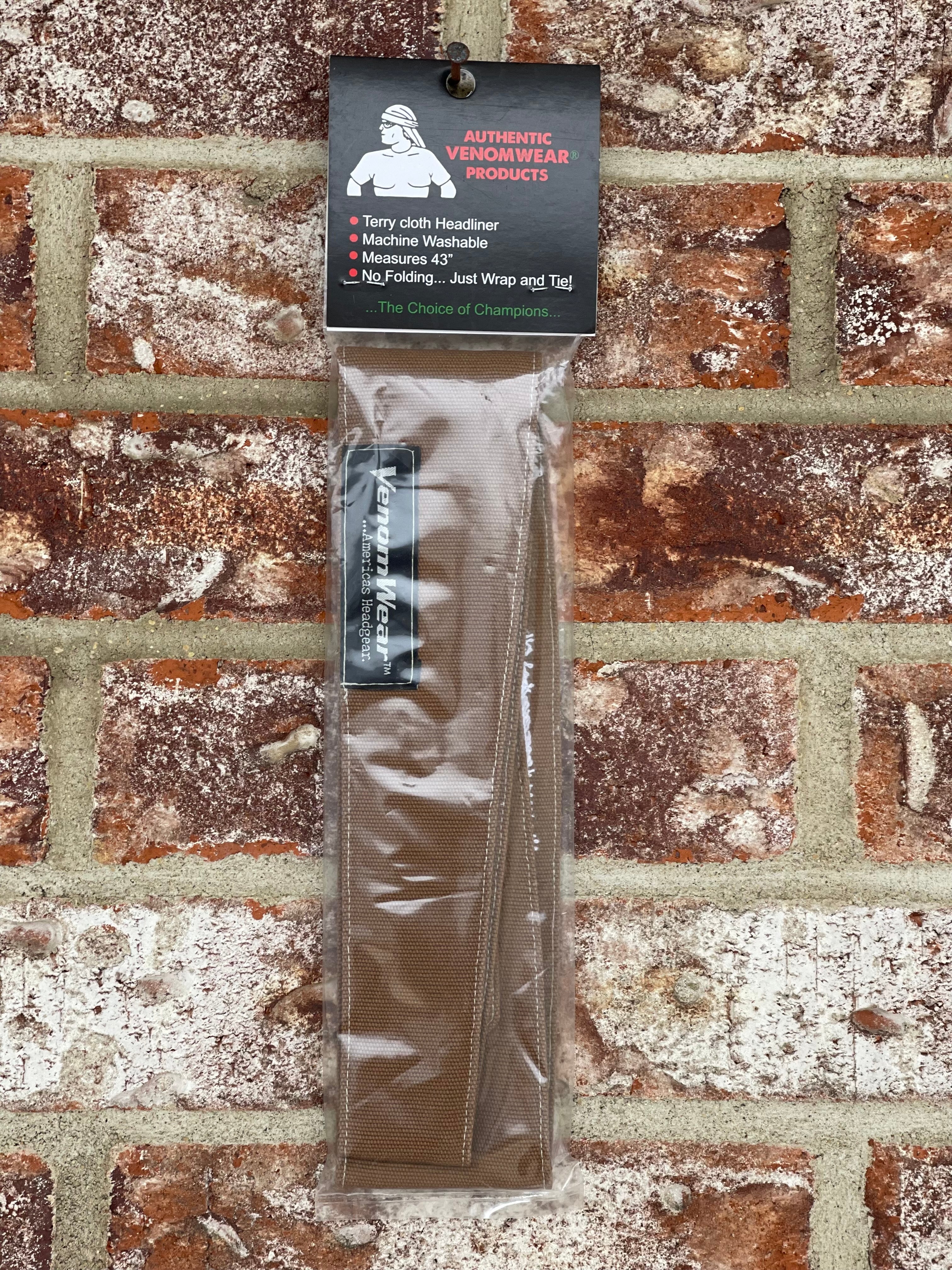 Venomwear "Solid Color Collection" Headband- Carhartt Brown - Image 2