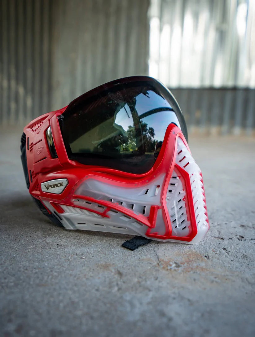 VForce Profiler 2.0 Paintball Mask - Fighter Series - Rooster Red - Image 3