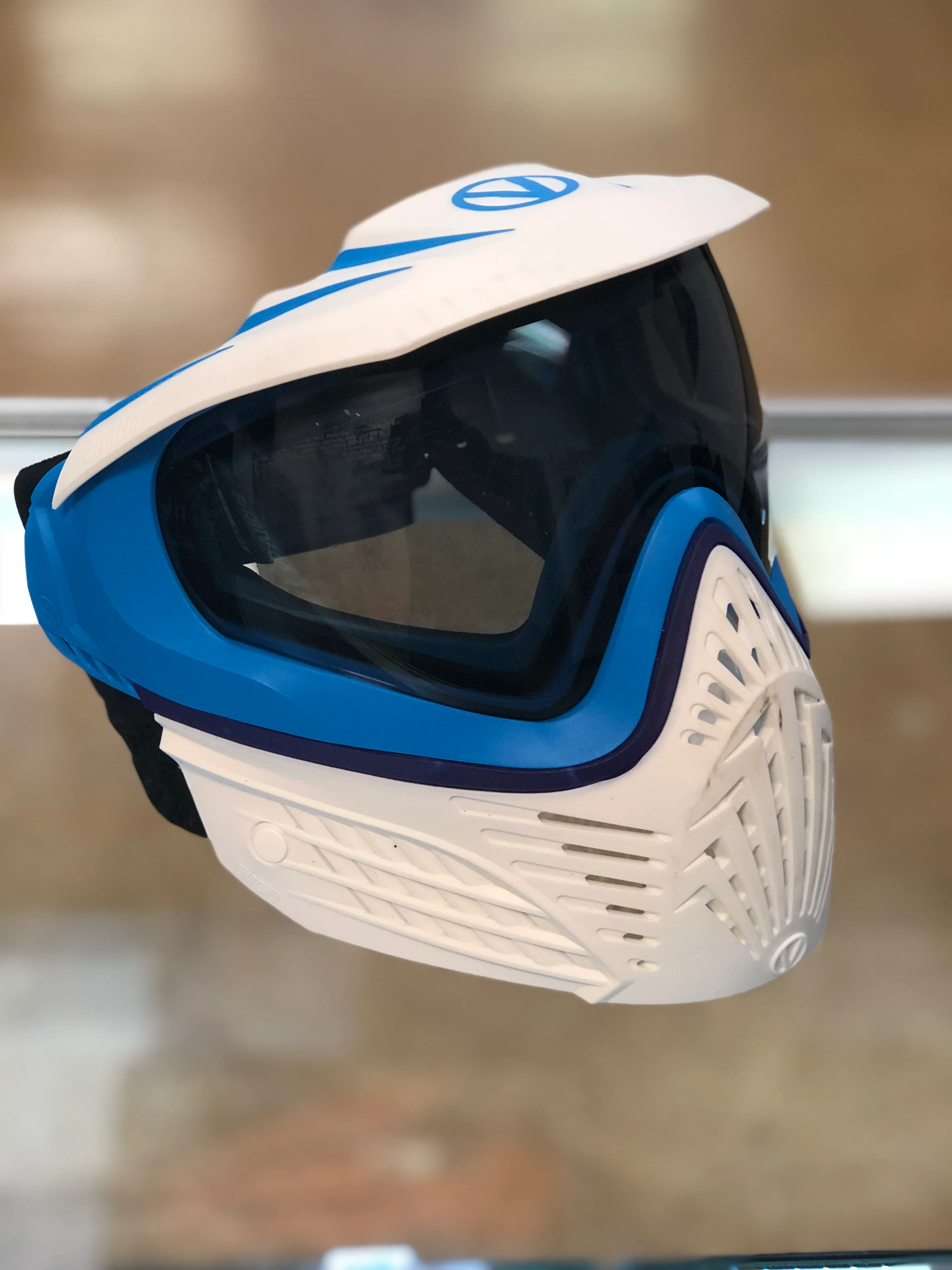 Vio Extend Paintball Mask - White / Cyan / Purple - Image 2