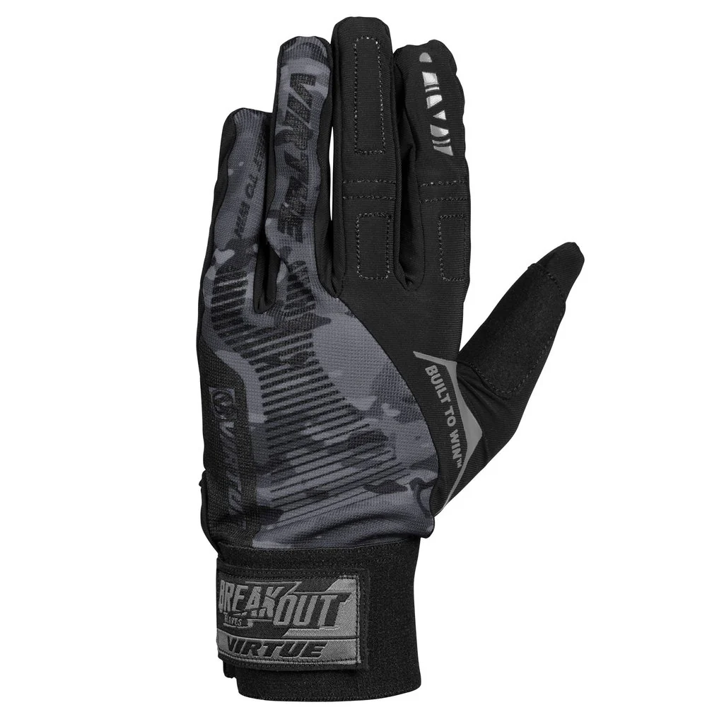 Virtue Breakout Gloves - Ripstop Full Finger - Black Camo - Image 3