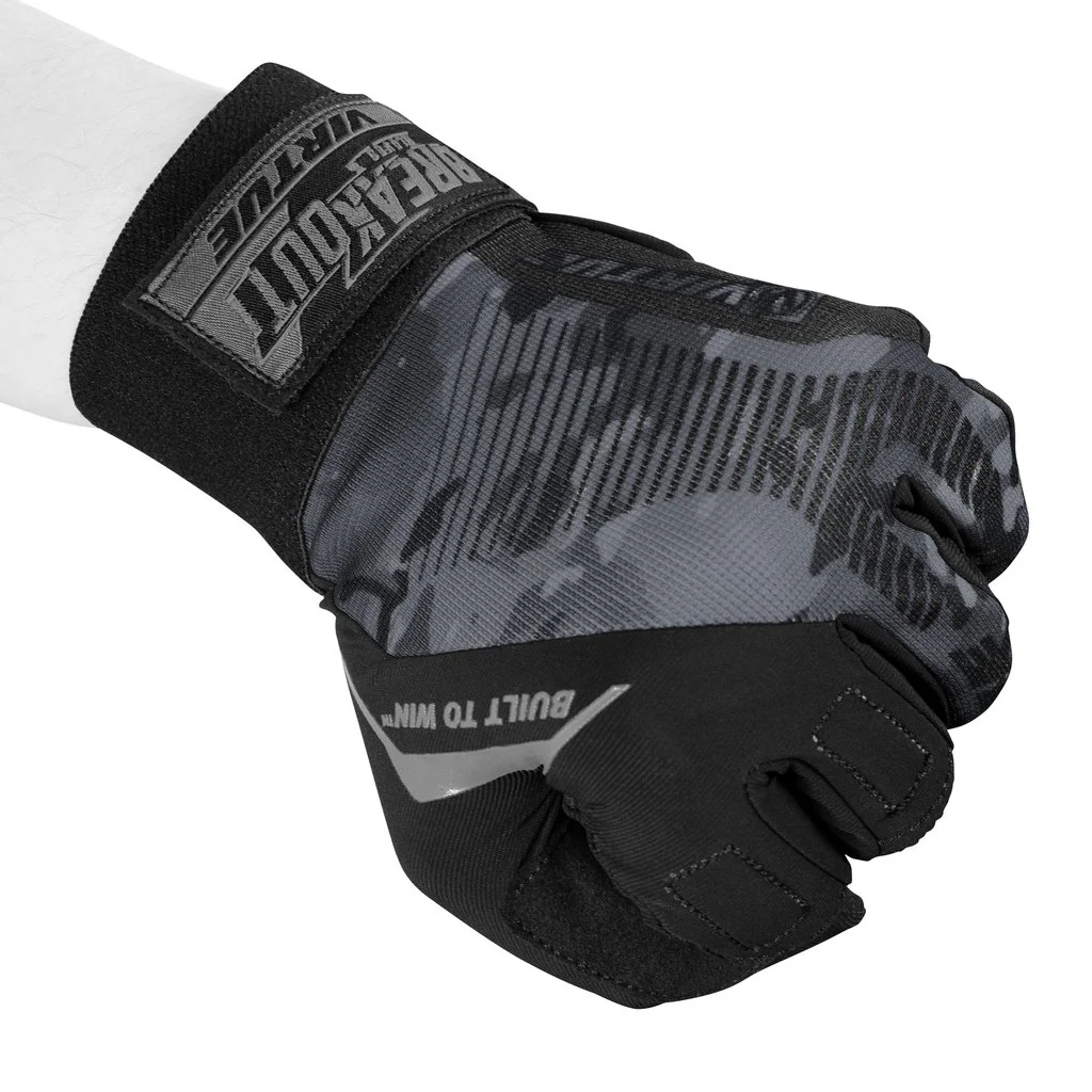 Virtue Breakout Gloves - Ripstop Full Finger - Black Camo - Image 6