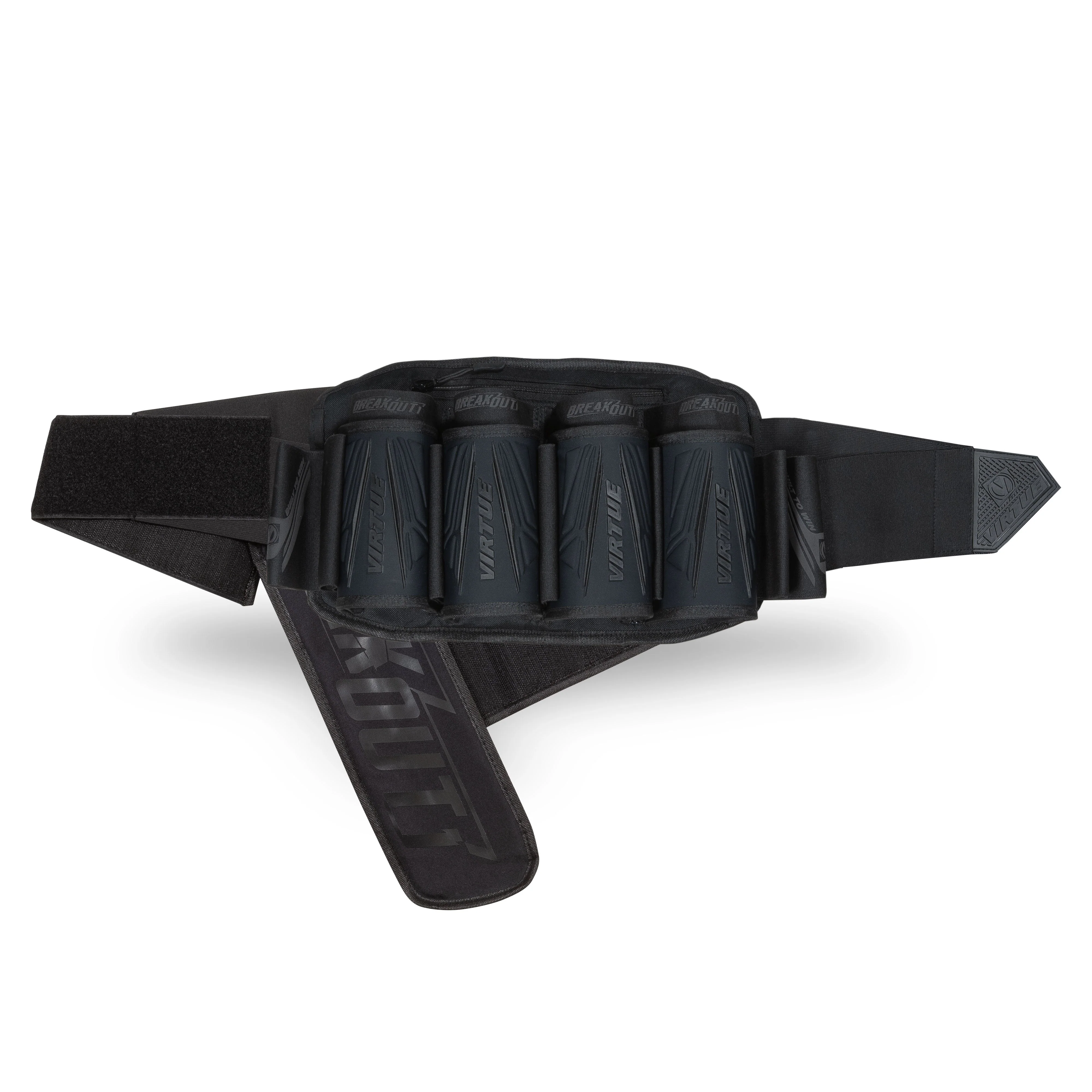 Virtue Breakout V2 Strapless Paintball Pod Pack - All Black 4+7 - Image 2
