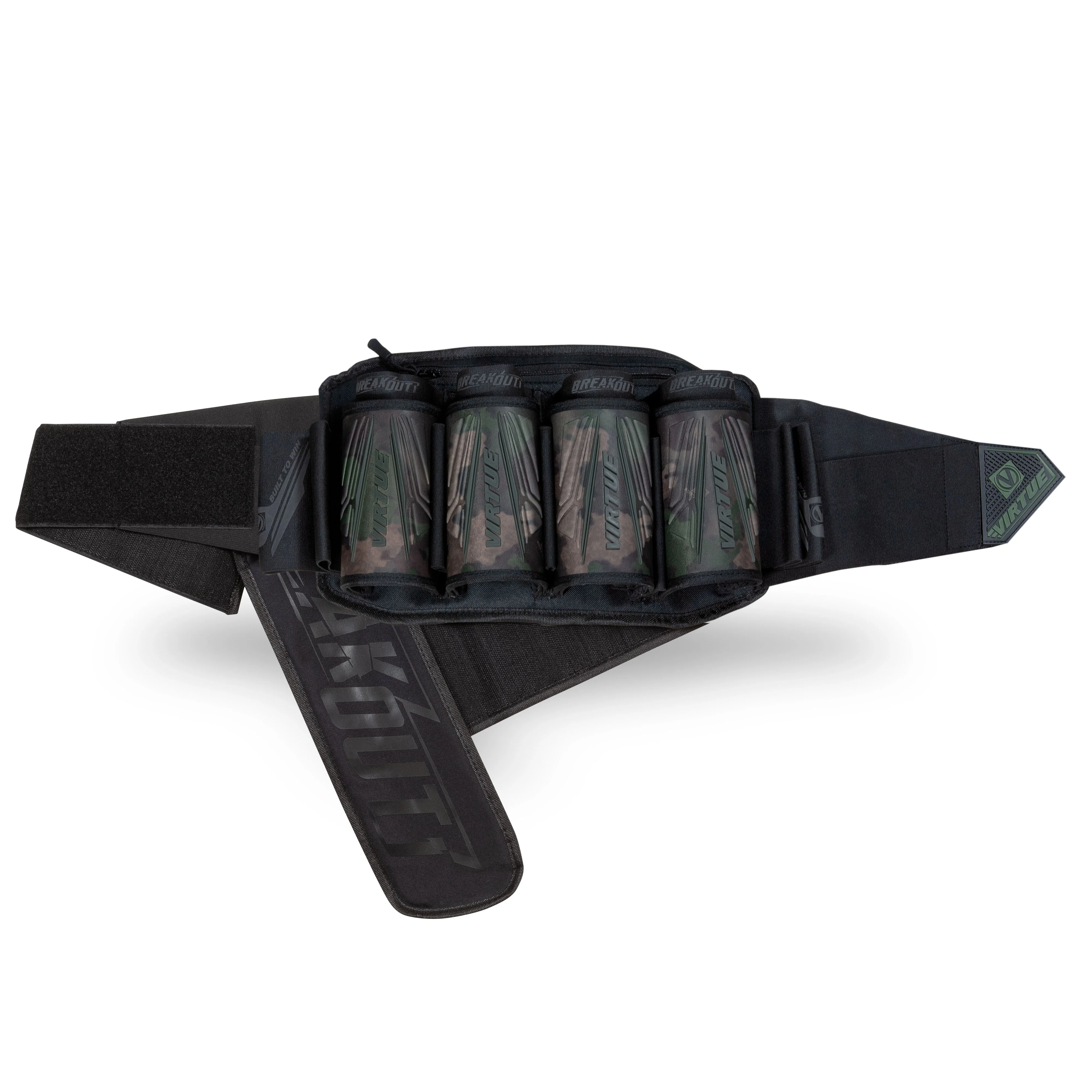 Virtue Breakout V2 Strapless Paintball Pod Pack - Brush Camo 4+7 - Image 2