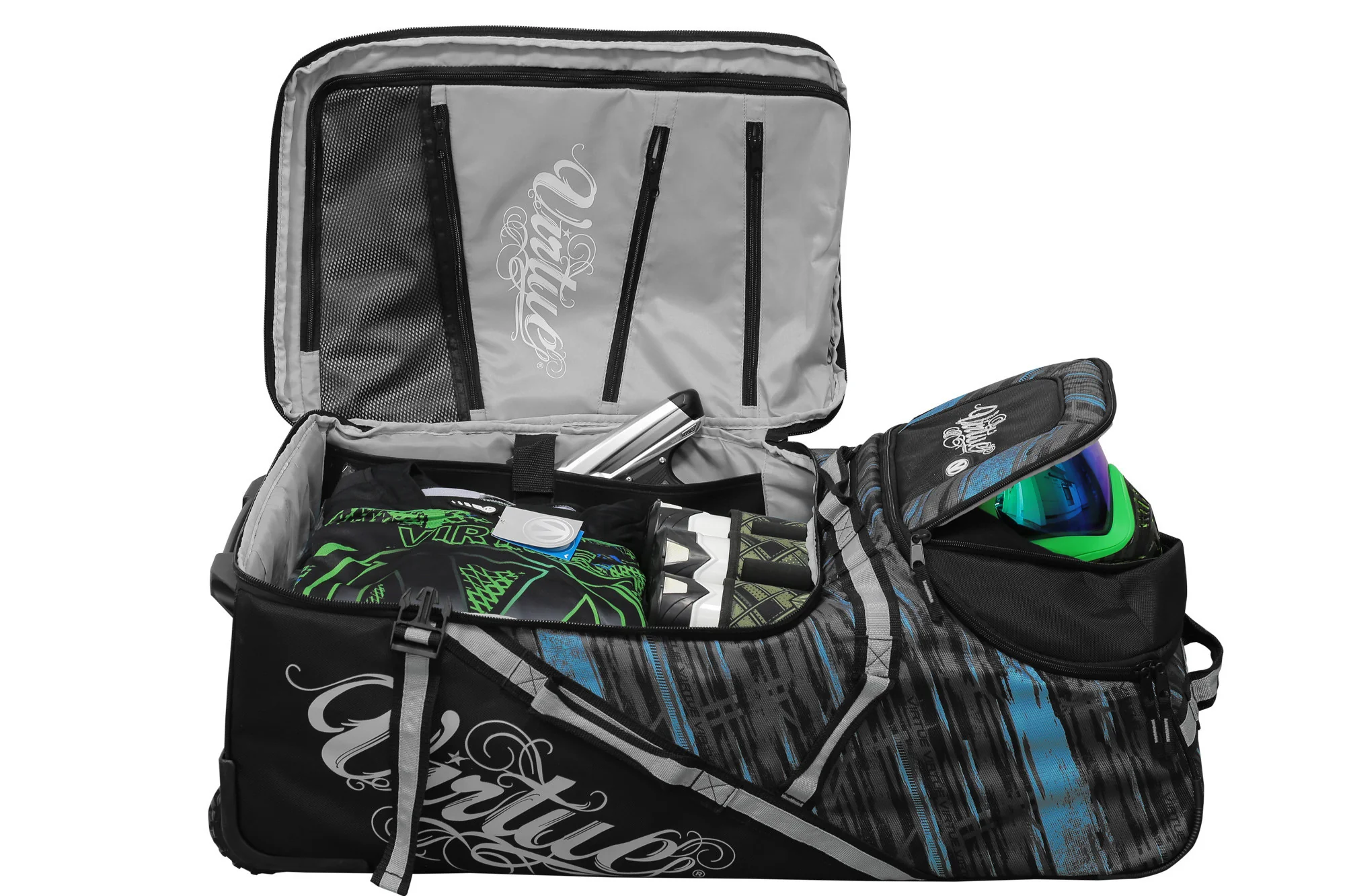 Virtue High Roller V2 Gear Bag - Graphic Cyan - Image 3