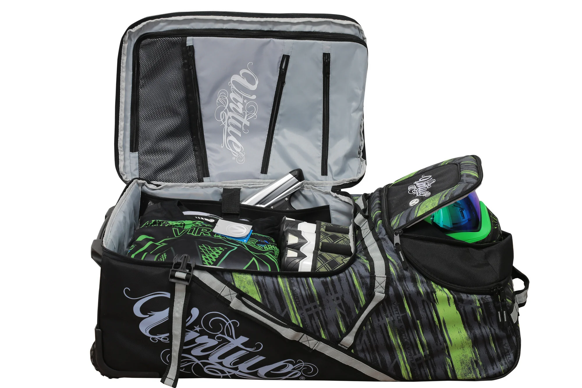 Virtue High Roller V2 Gear Bag - Graphic Lime - Image 3