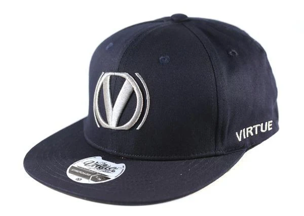 Virtue Highlander Fitted Hat - Navy Blue / Silver - Image 2