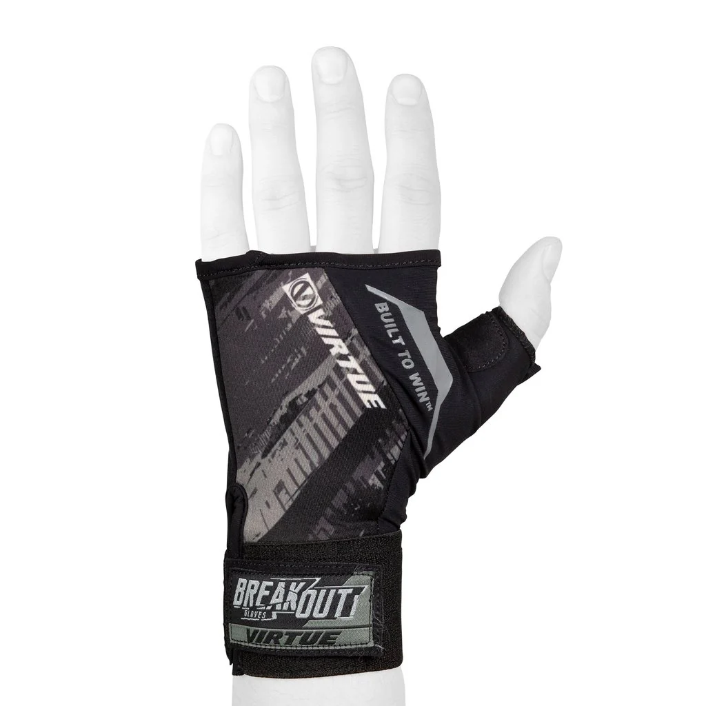 Virtue Mesh Breakout Gloves - Half Hand - Graphic Black - Image 3