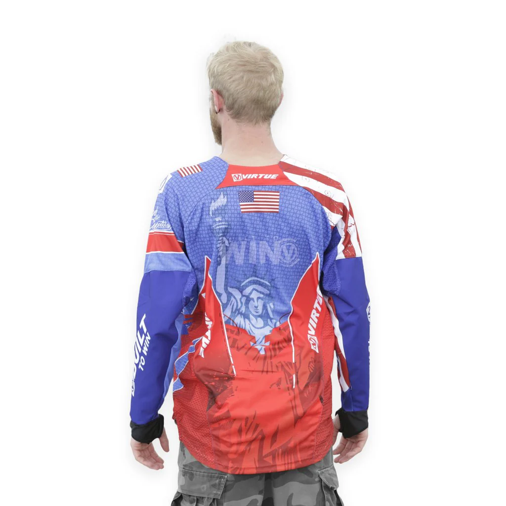 Virtue Pro Paintball Jersey - Patriot - Image 3