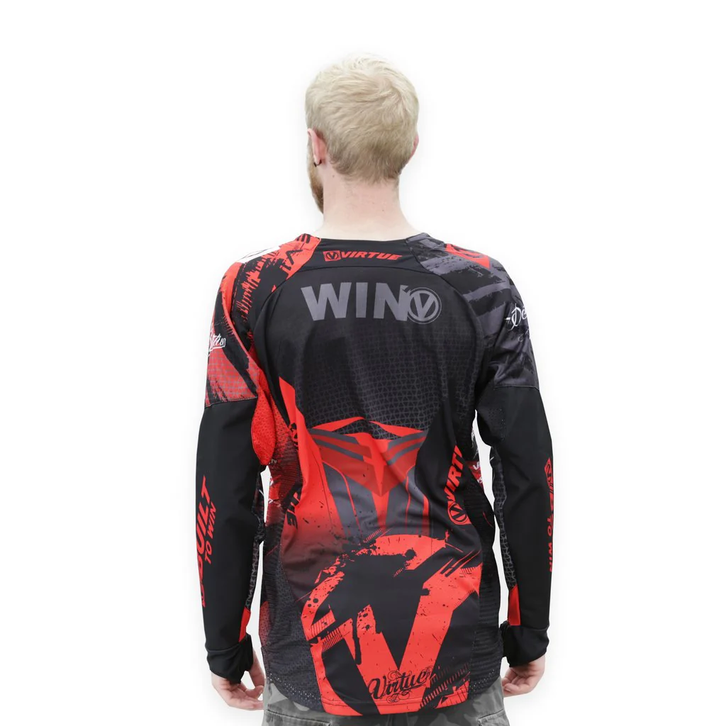 Virtue Pro Paintball Jersey - Red - Image 3