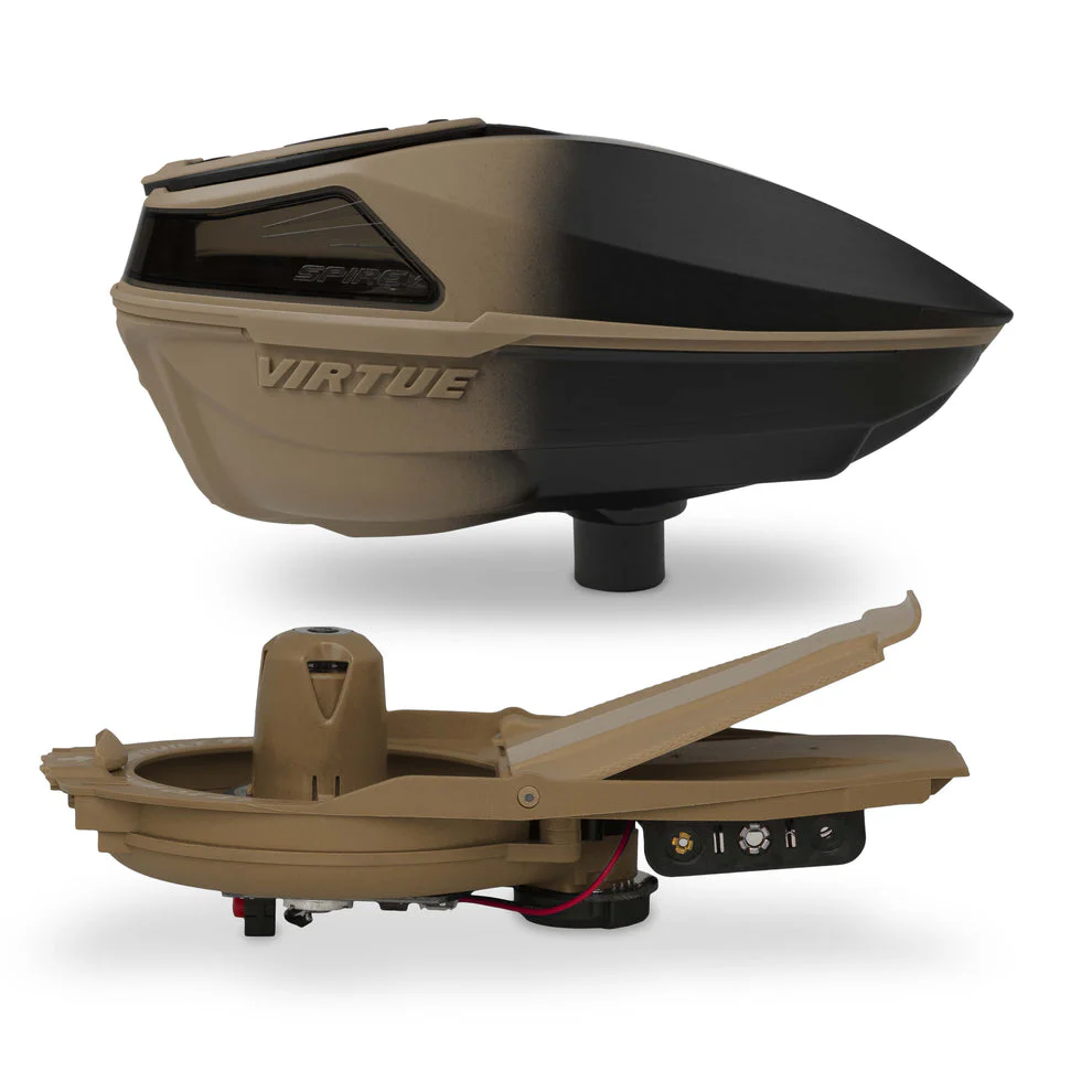 Virtue Spire 5 Paintball Loader- Desert Black Fade - Image 2