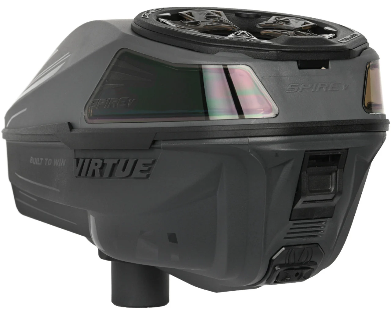 Virtue Spire 5 Paintball Loader - Grey/Black - Image 2