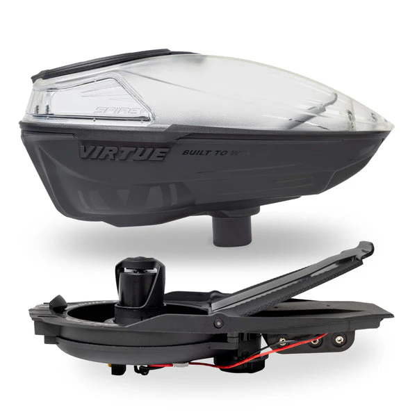 Virtue Spire 5 Paintball Loader - LE Dust Crystal Clear Black - Image 2