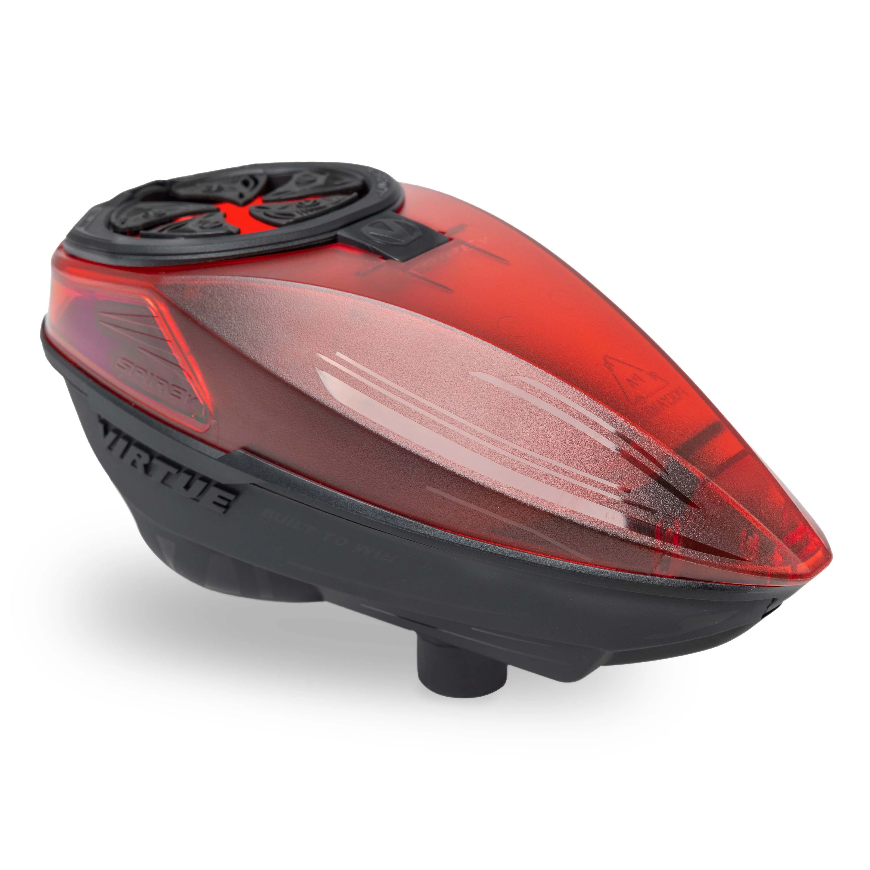 Virtue Spire 5 Paintball Loader- LE Dust Crystal Red Black - Image 4