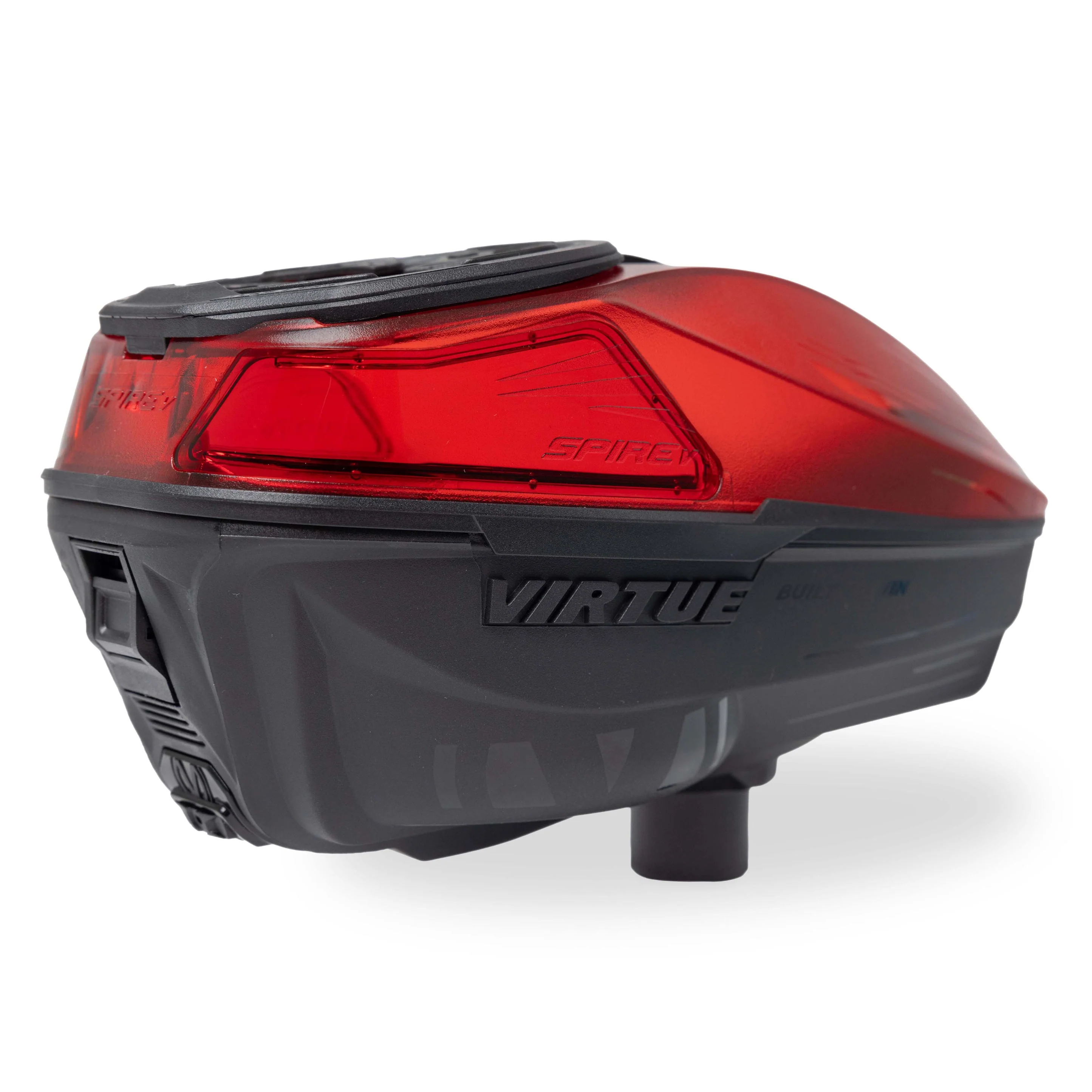 Virtue Spire 5 Paintball Loader- LE Dust Crystal Red Black - Image 6