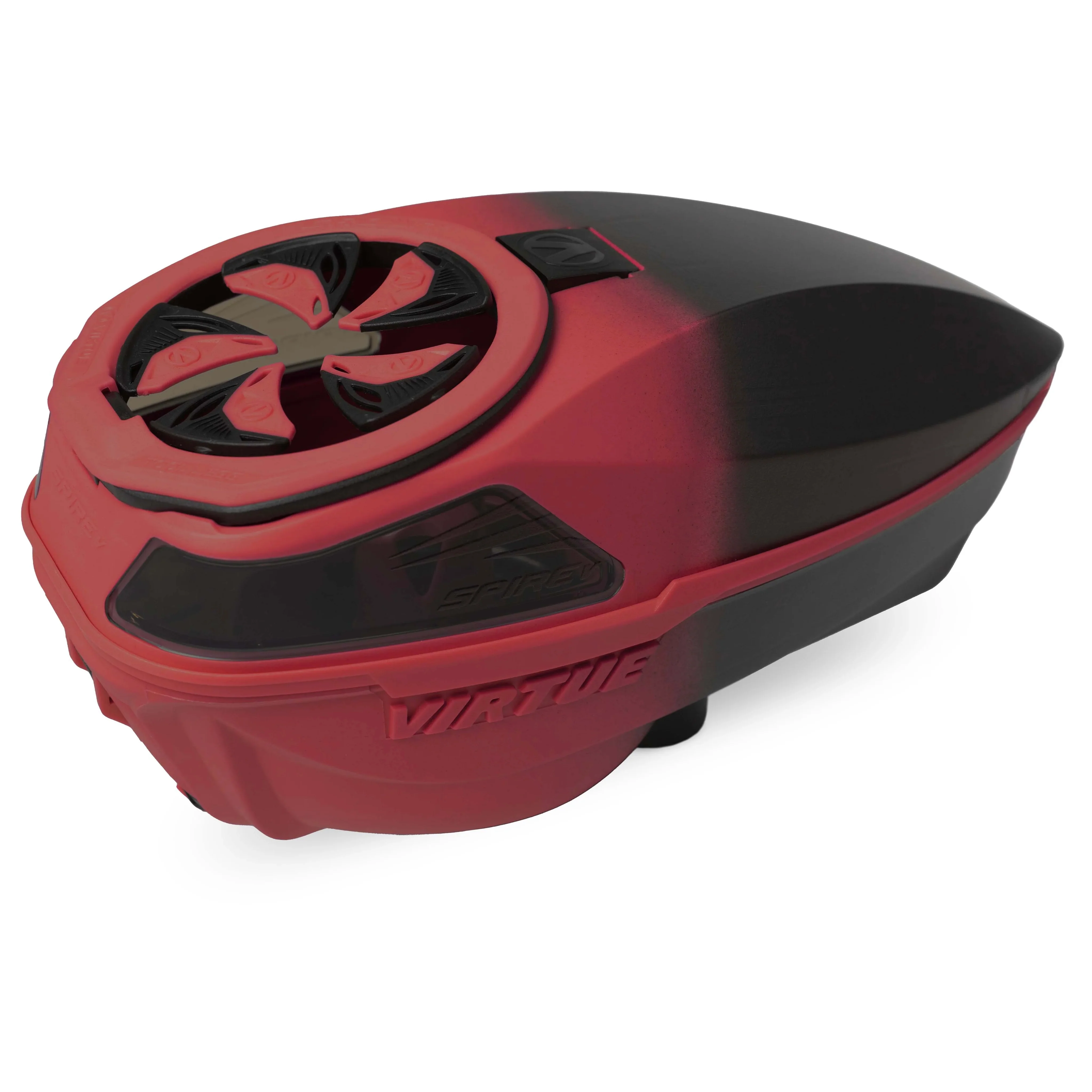 Virtue Spire 5 Paintball Loader - Red Black Fade - Image 3