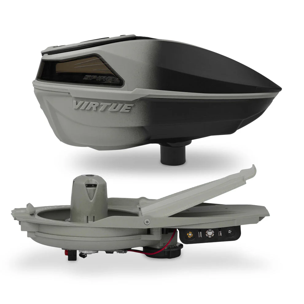 Virtue Spire 5 Paintball Loader- Silver Black Fade - Image 2
