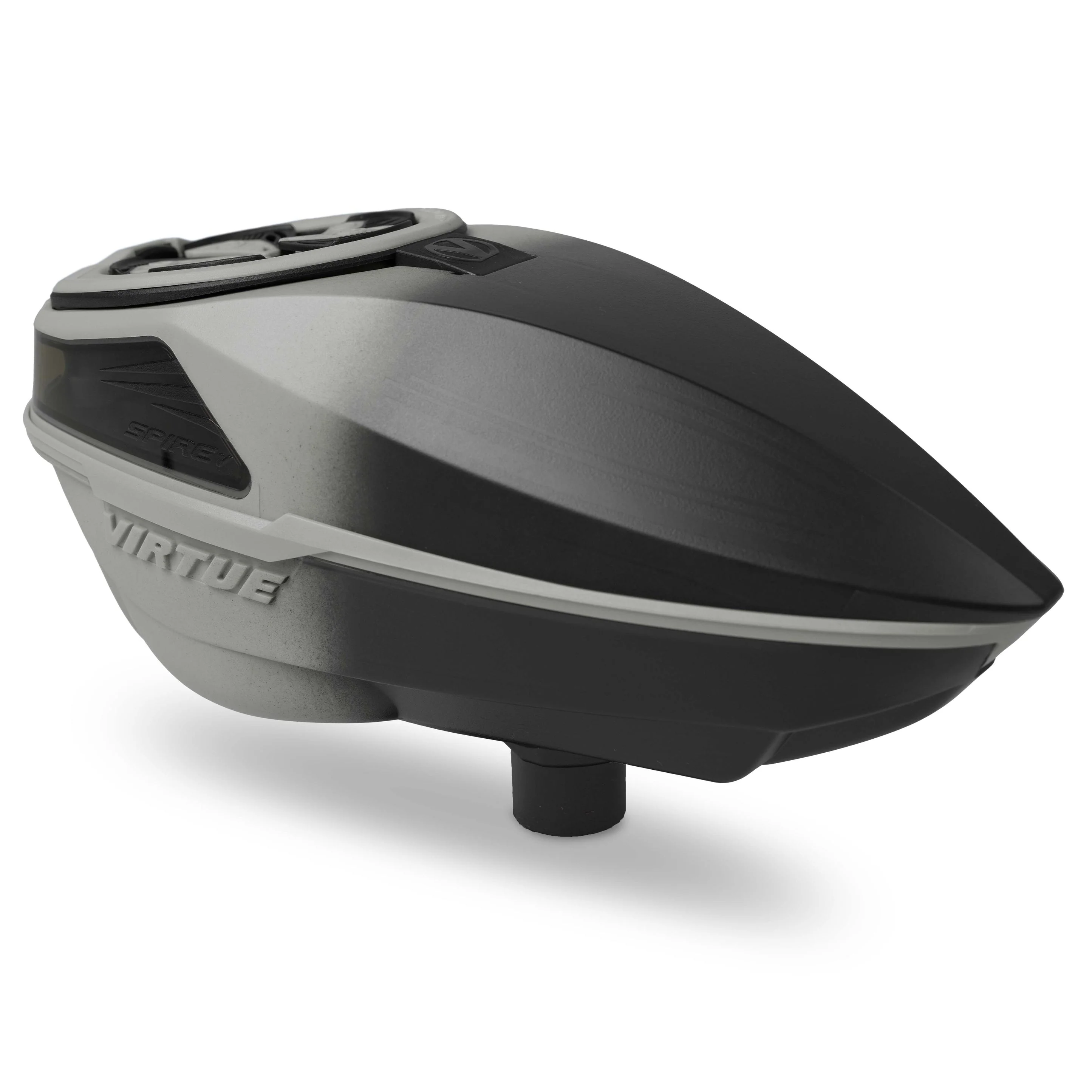 Virtue Spire 5 Paintball Loader- Silver Black Fade - Image 4
