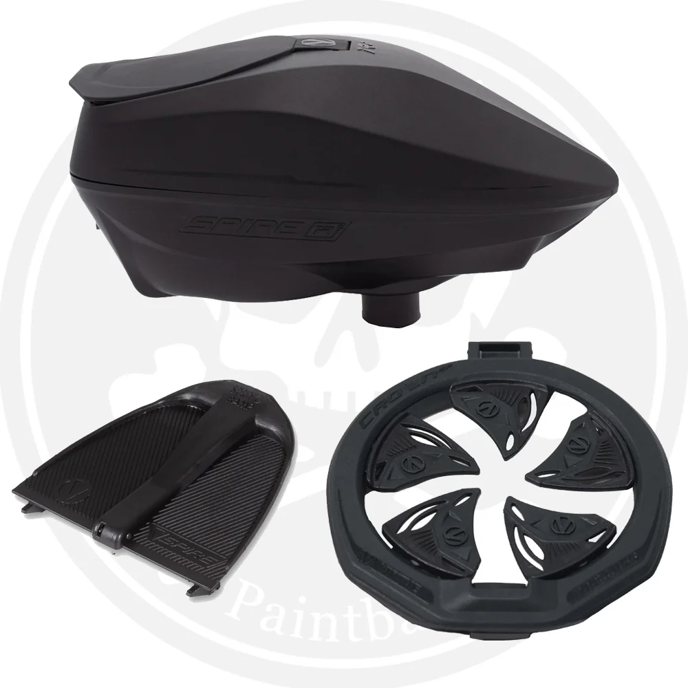 Virtue Spire IR2 Paintball Loader Package w/ SF3 Speedfeed - Black