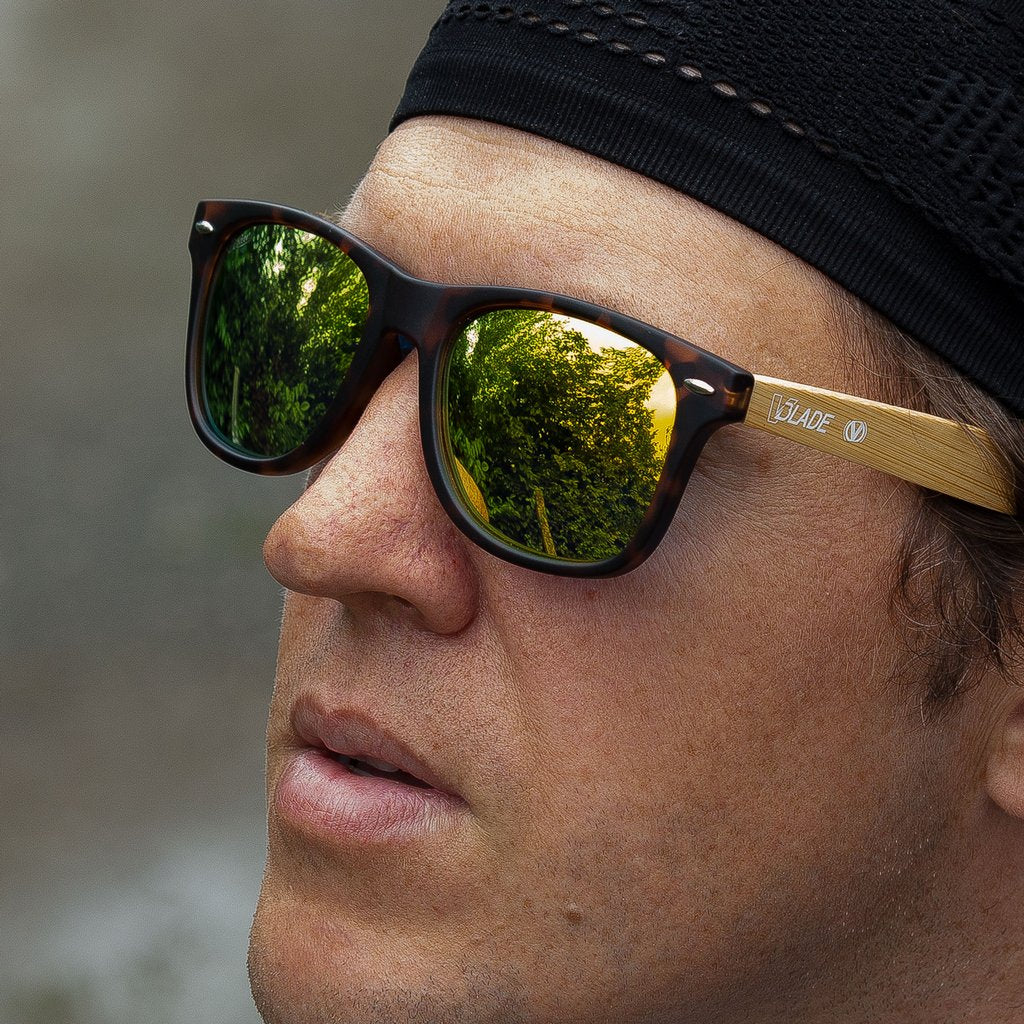 Virtue V.Blade Sunglasses - Bamboo Gold Tortoise - Image 4
