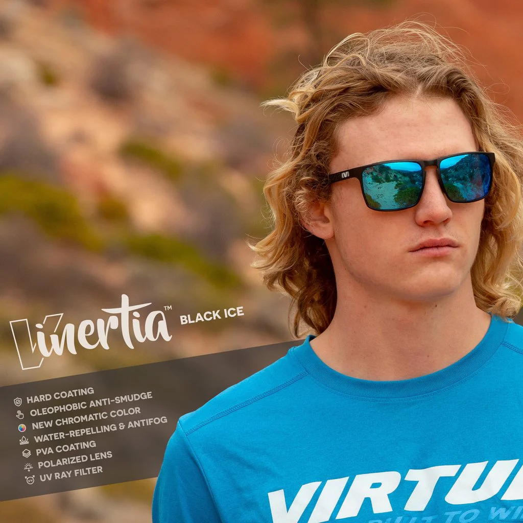Virtue V-Inertia Polarized Sunglasses - Black Ice - Image 2