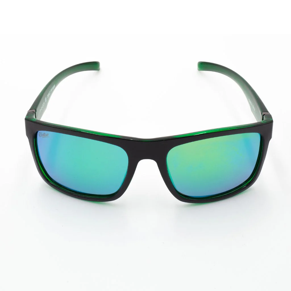 Virtue V-Paragon Polarized Sunglasses - Polished Emerald Black - Image 3