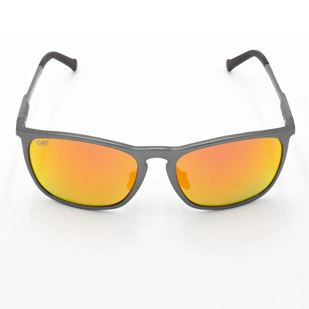 Virtue V-Wave Polarized Sunglasses - Gunmetal Fire - Image 3