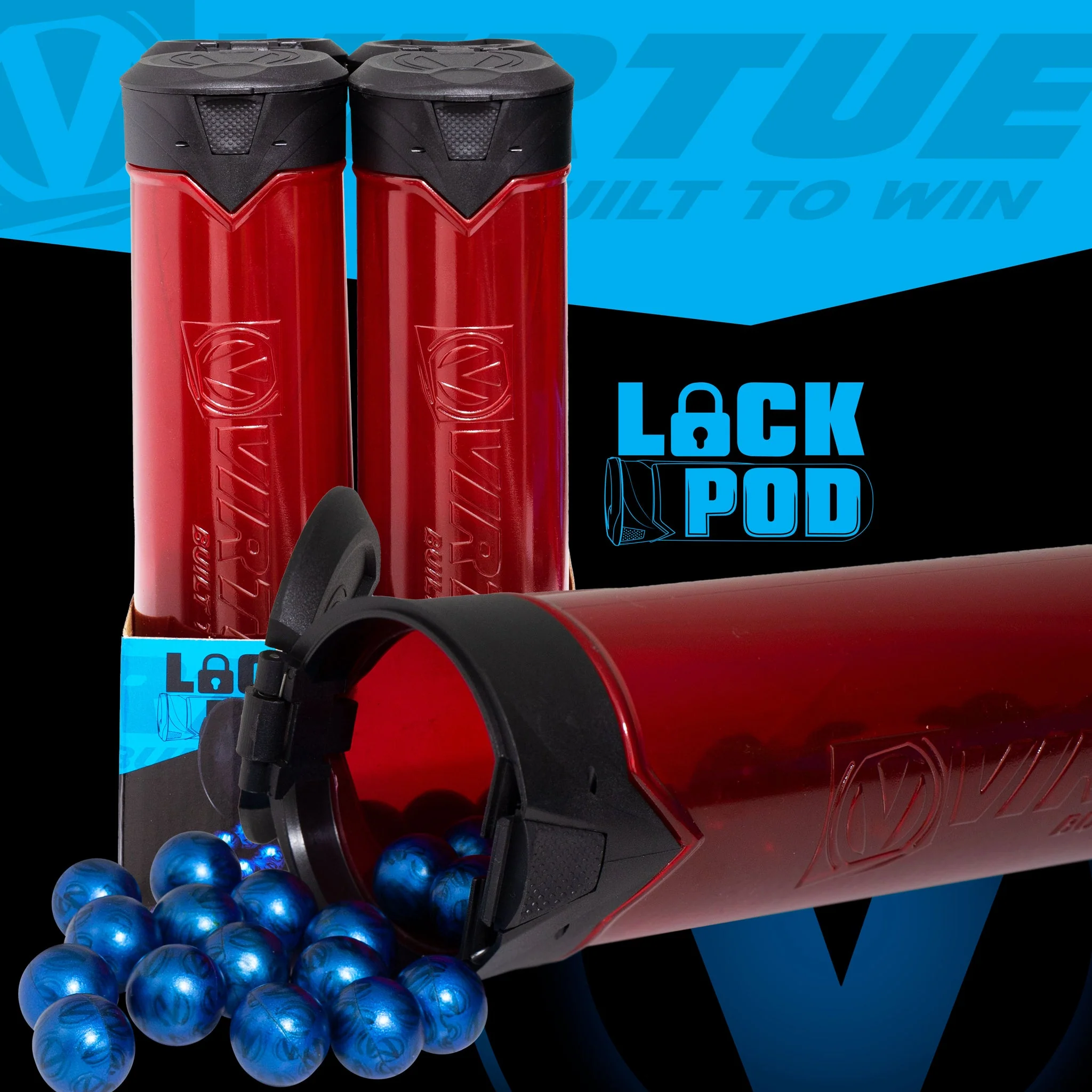 Virtue V2 Lock Pod - 170 rnd Lock Lid Pod - 4 Pack - CHOOSE YOUR COLOR! - Image 9