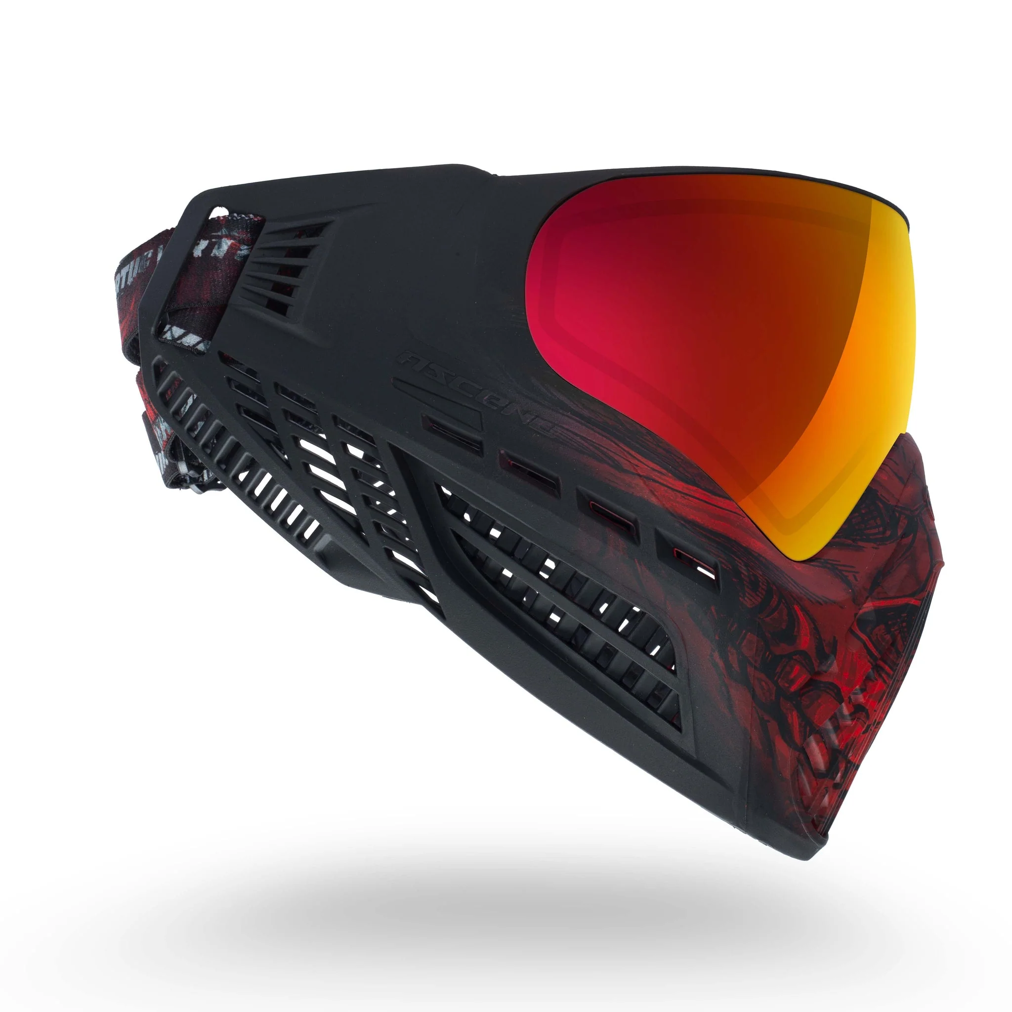 Virtue VIO Ascend Paintball Mask - Red Skull LE - Image 2