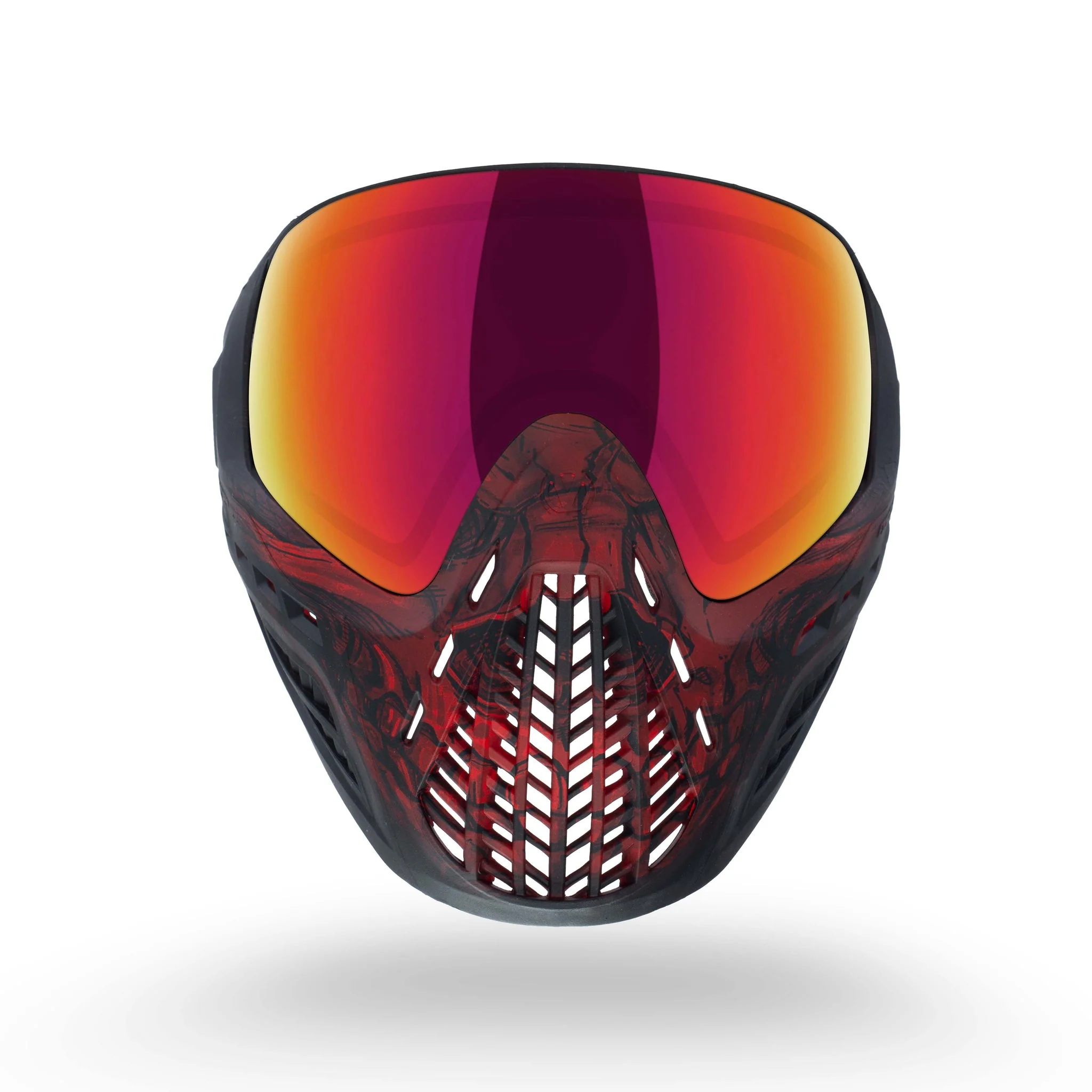 Virtue VIO Ascend Paintball Mask - Red Skull LE - Image 3