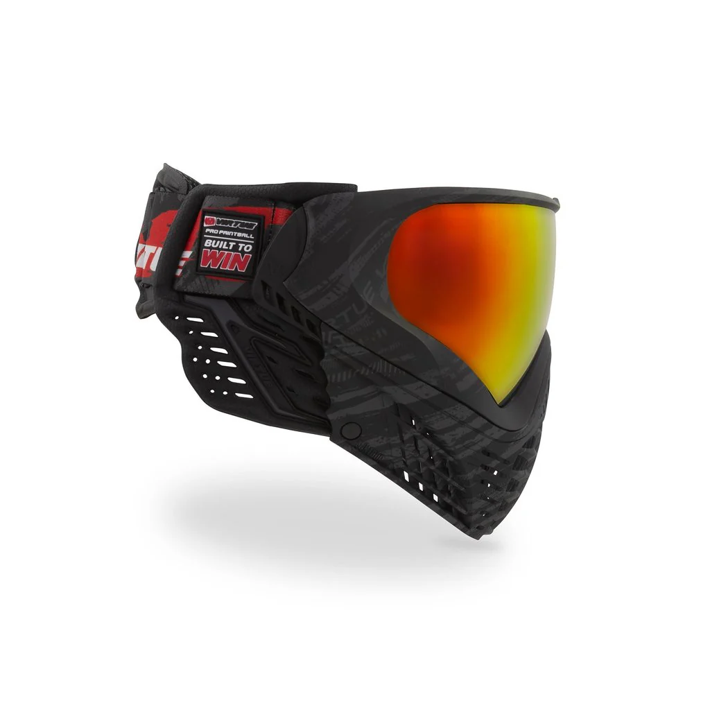 Virtue Vio Contour 2 Paintball Mask - Graphic Black Fire - Image 2