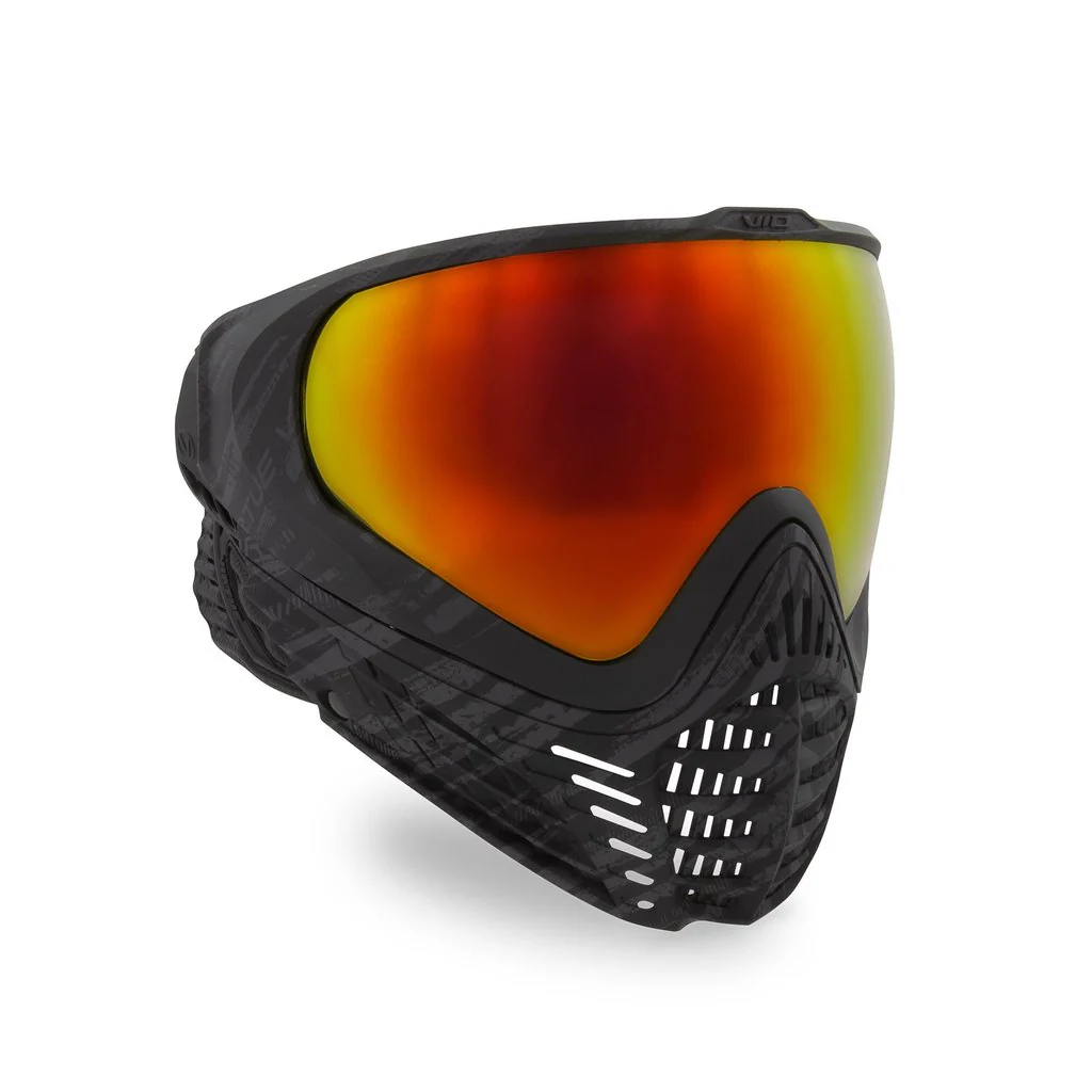 Virtue Vio Contour 2 Paintball Mask - Graphic Black Fire - Image 4