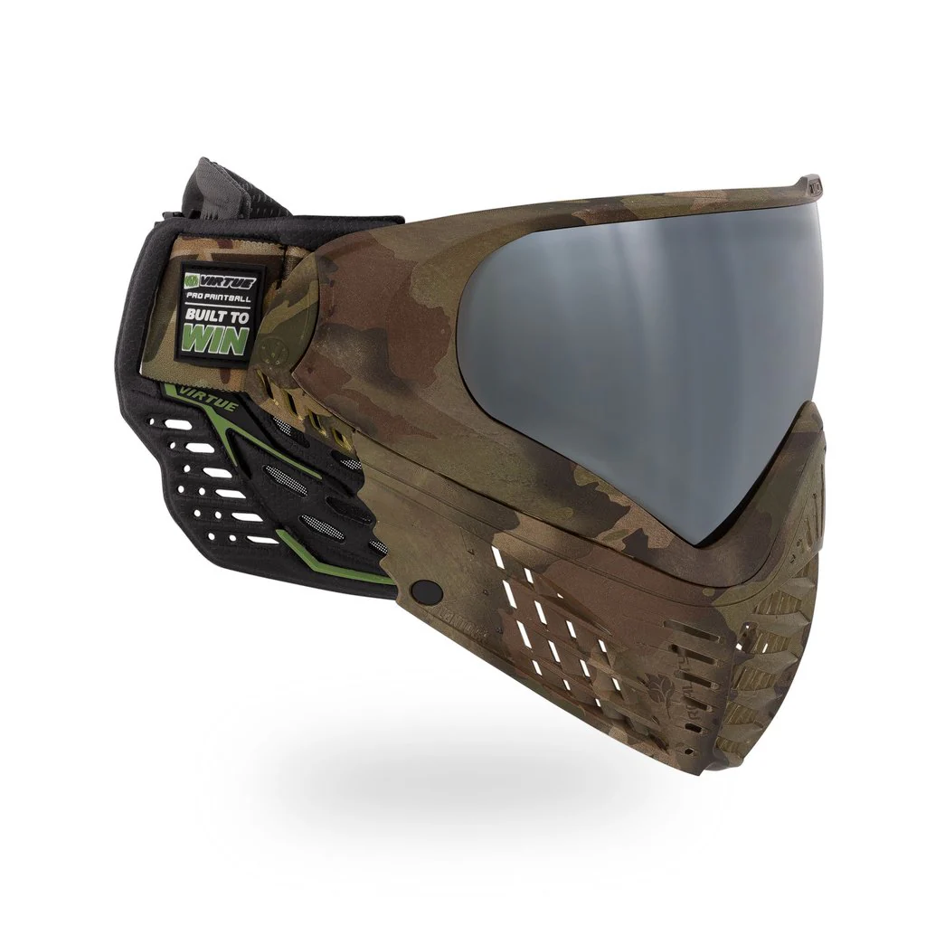 Virtue VIO Contour 2 Paintball Mask- Reality Brush Camo - Image 3