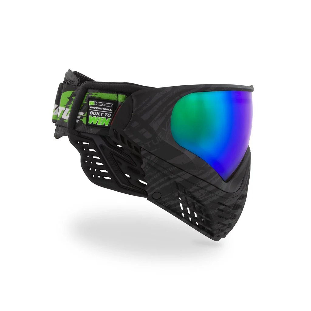 Virtue VIO Contour 2 Paintball Mask- Graphic Black Emerald - Image 2