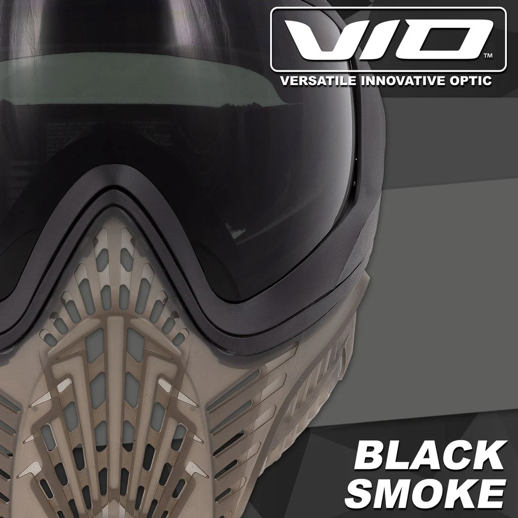Virtue Vio Extend XS 2 Paintball Mask - Black Smoke - Image 2