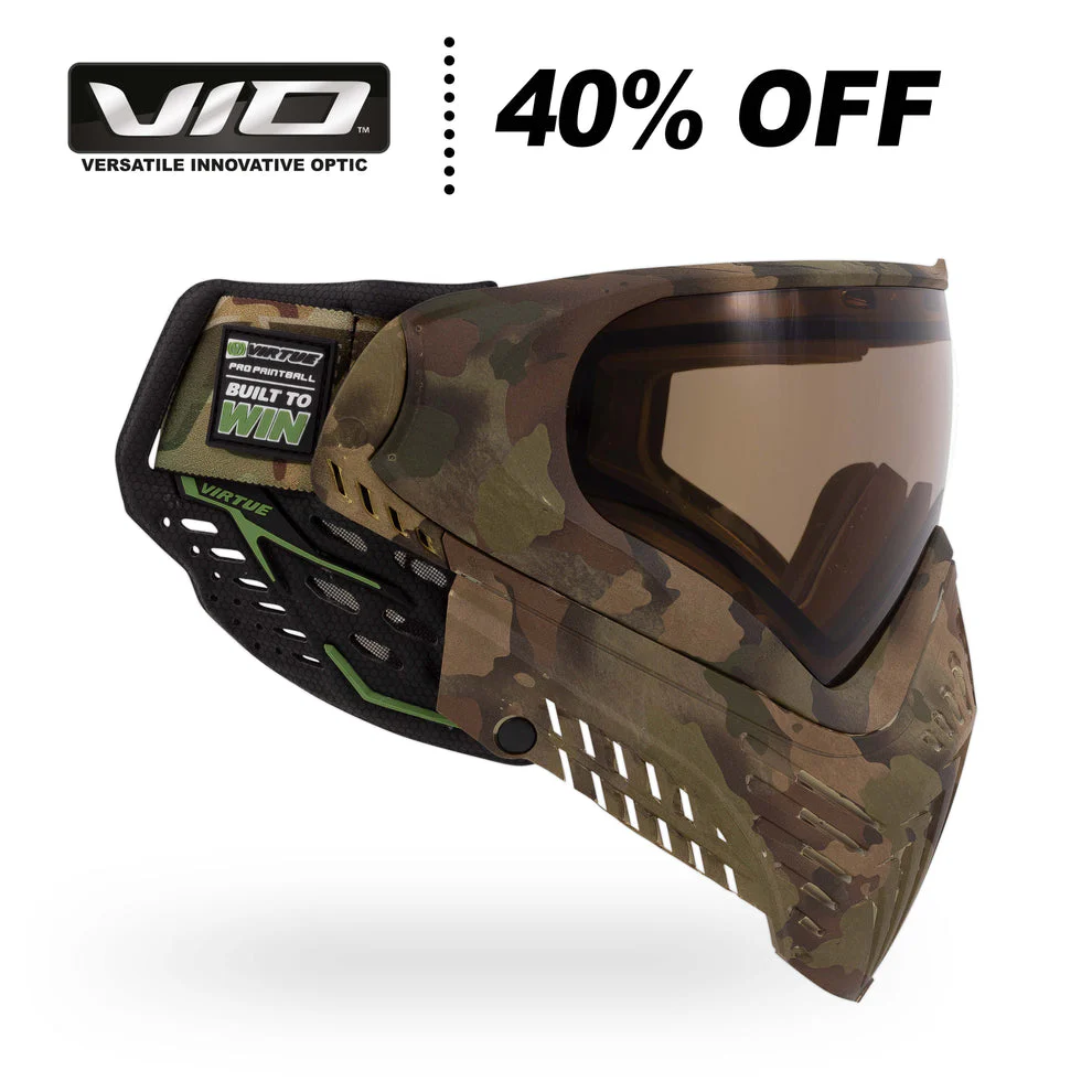Virtue Vio Extend XS 2 Paintball Mask - Reality Brush Camo
