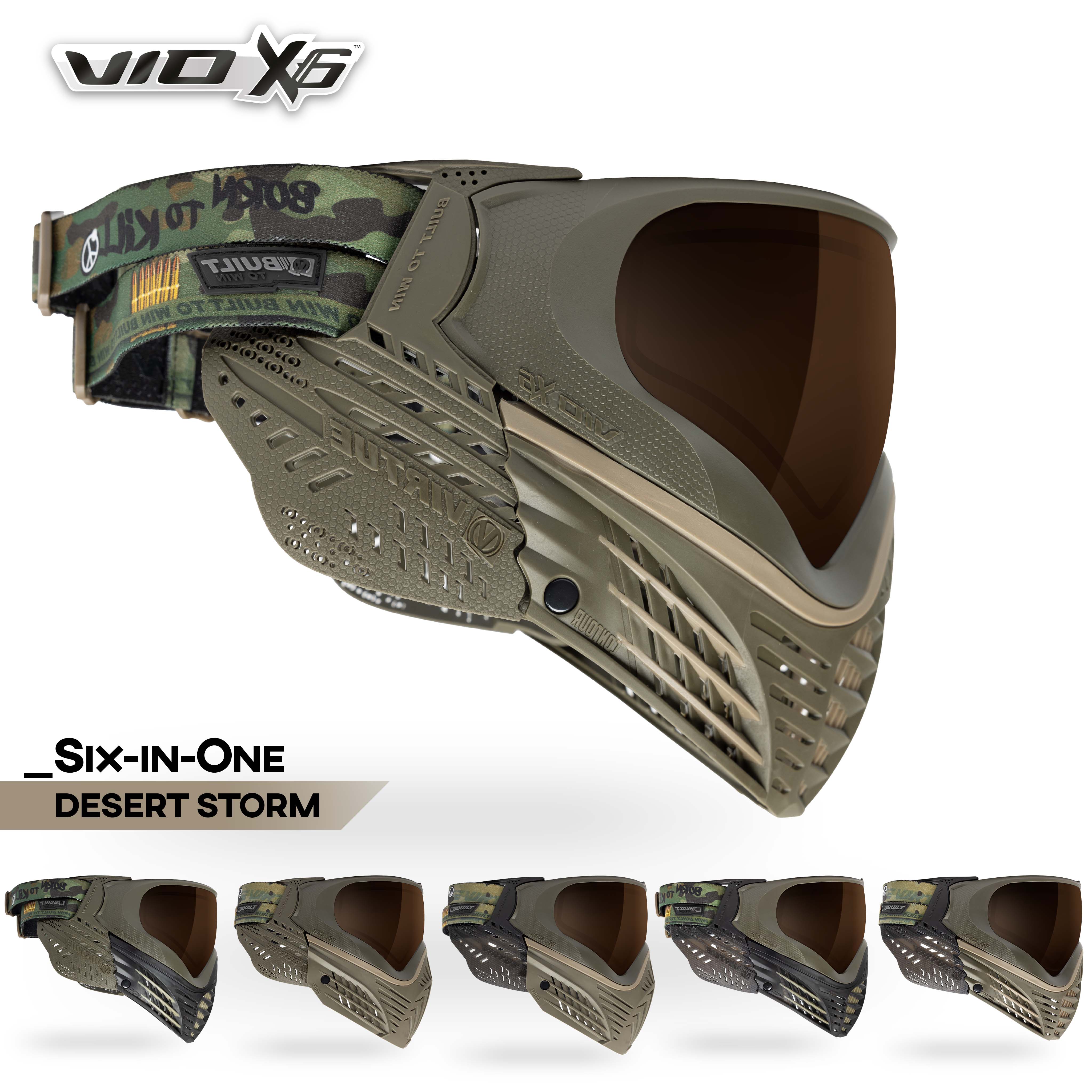 Virtue Vio X6 Paintball Mask - Choose Your Color! - Image 4