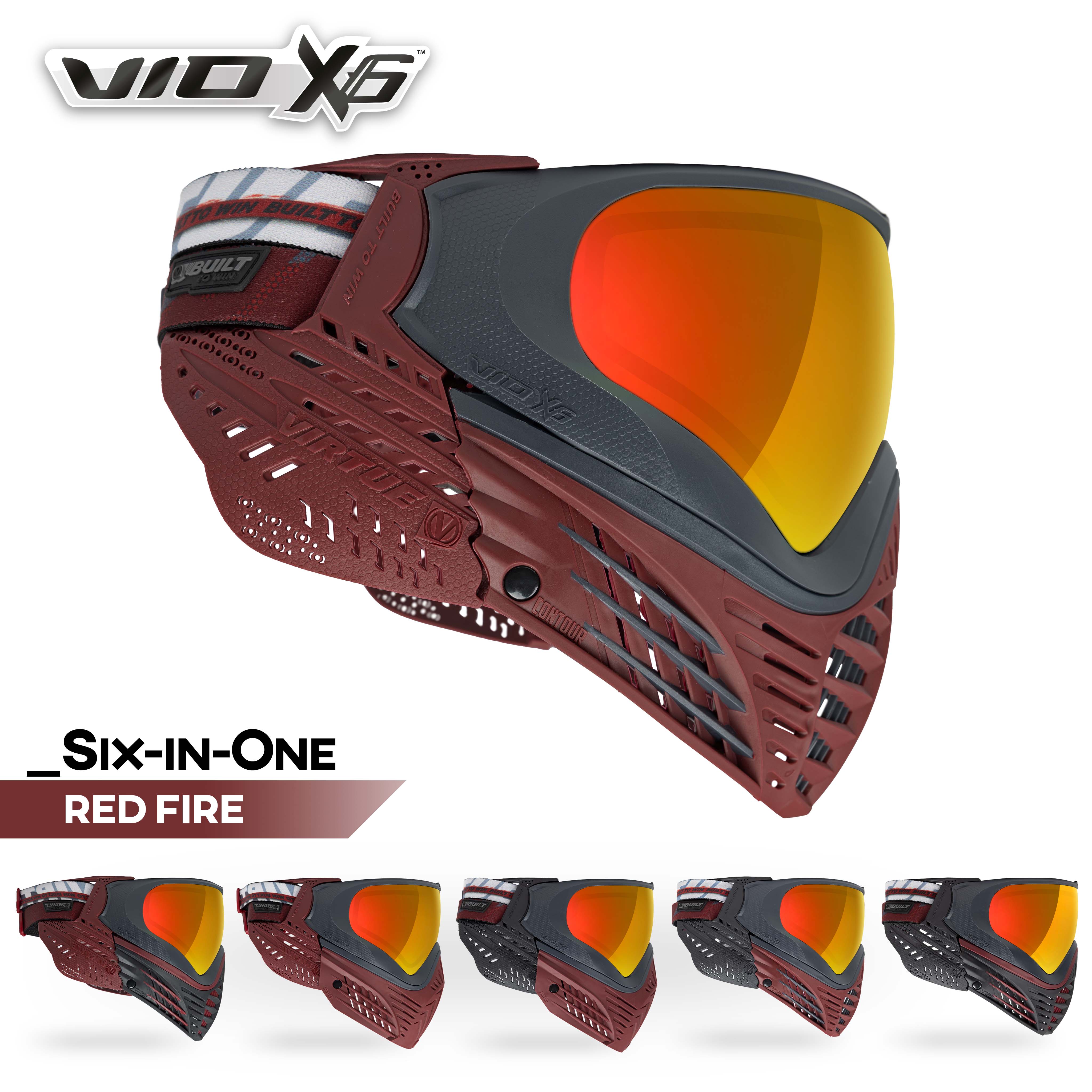 Virtue Vio X6 Paintball Mask - Choose Your Color! - Image 8