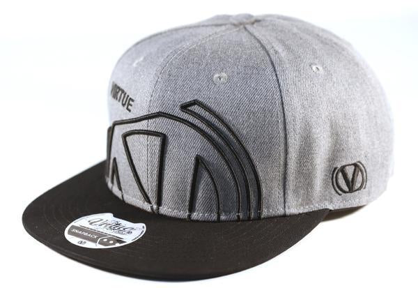 Virtue Zoom50X Snapback Hat - Gray / Black - Image 2