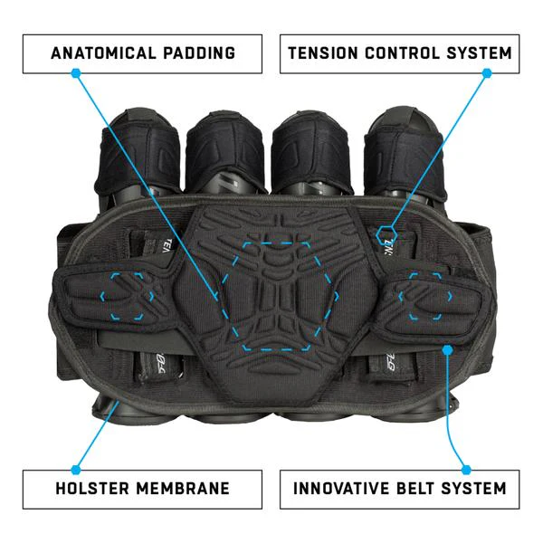 Zero G 2.0 Harness - Black/Red - 5+4+4 - Image 4